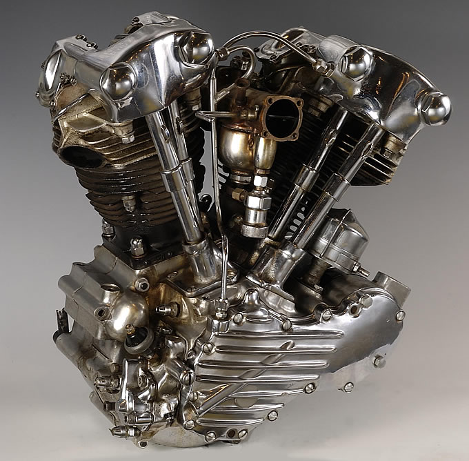 ハーレーダビッドソン・ナックルヘッドのエンジン画像