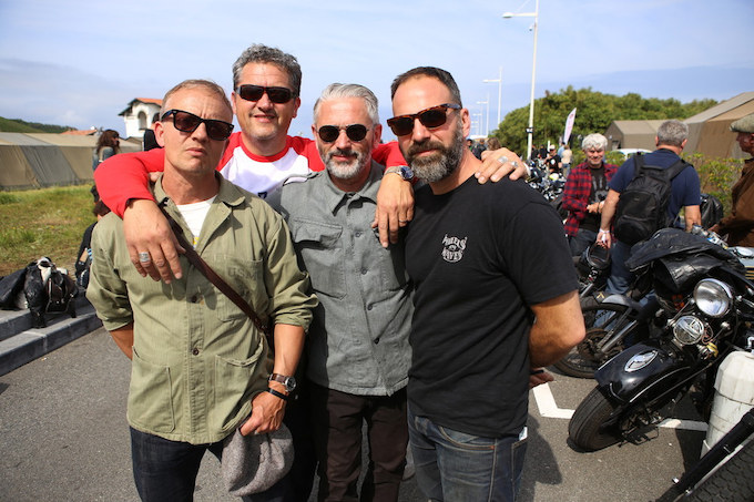Wheels and Wavesの主催者／サウスサイダースの面々。左からJerome Allé、Thierry De Miras、Vincent Prat、Julien Azé。