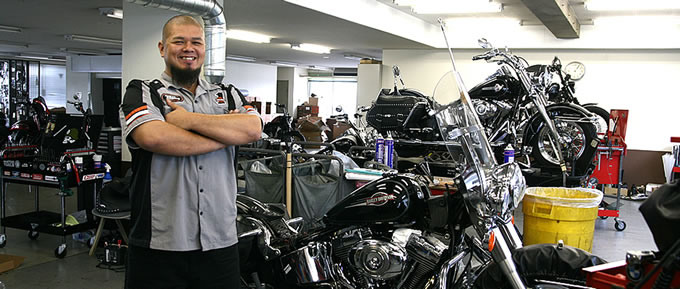 ハーレーインタビューの画像