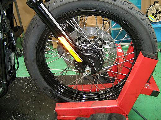 ハーレーカスタムレポート作業工程の画像