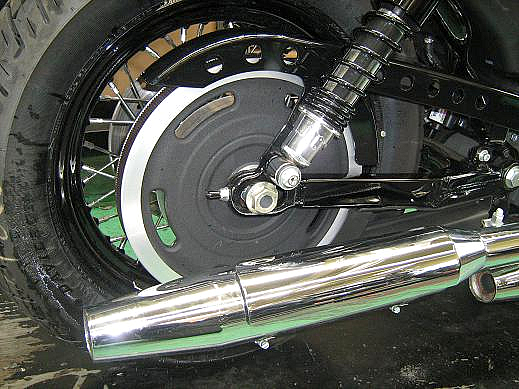 ハーレーカスタムレポート作業工程の画像