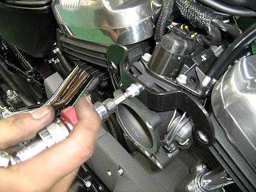 ハーレーカスタムレポート作業工程の画像