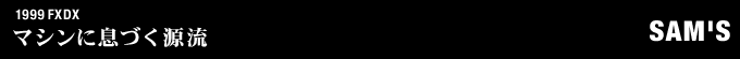 1999年式 FXDXのフルカスタム画像