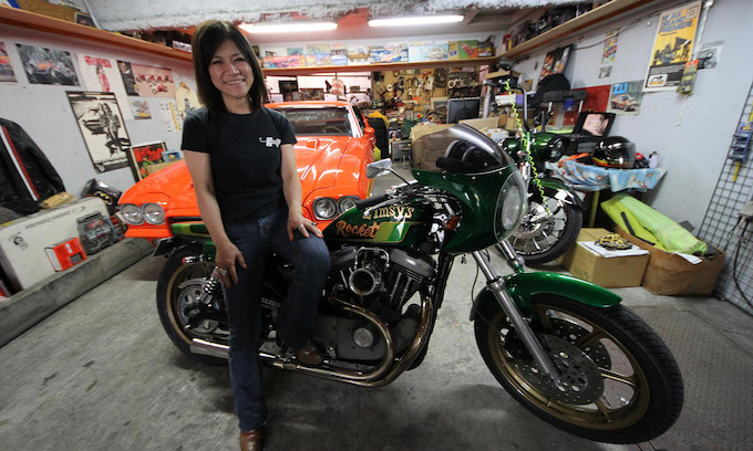 佐久間 ヒロコさん 1999年式 Xl10s レディスハーレー バージンハーレー 佐久間 ヒロコさん 1999年式 Xl10s レディスハーレー バージンハーレー