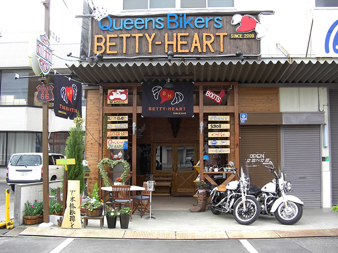 BETTY-HEART アパレルショップ・大阪府東大阪市ハーレーオーナーのお店