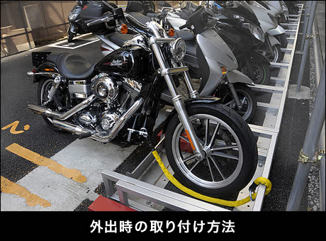 外出時の取り付け方法