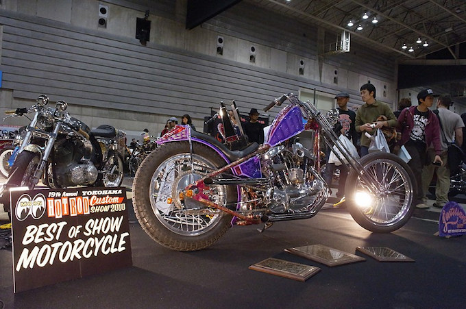 HCSメインコンテンツのRIDE IN SHOWでも登場したHCS 2010のBEST OF SHOW MOTORCYCLEを獲得したVIRTUOSOの1969XLH。