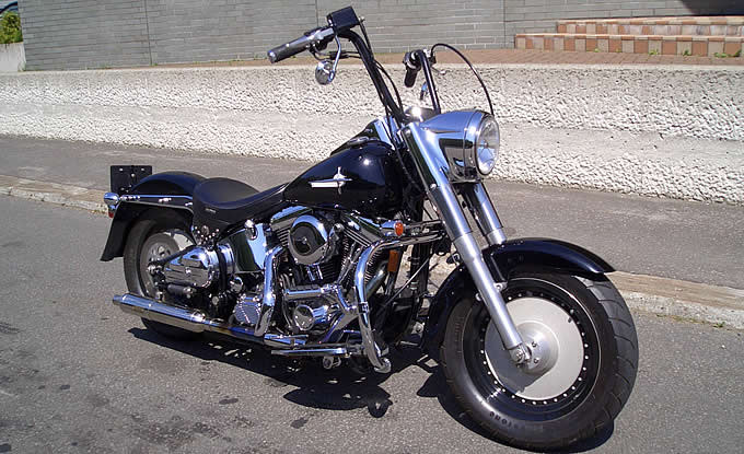 1994年式 FLSTF 北海道いでりんさん カスタム紹介 | バージンハーレー