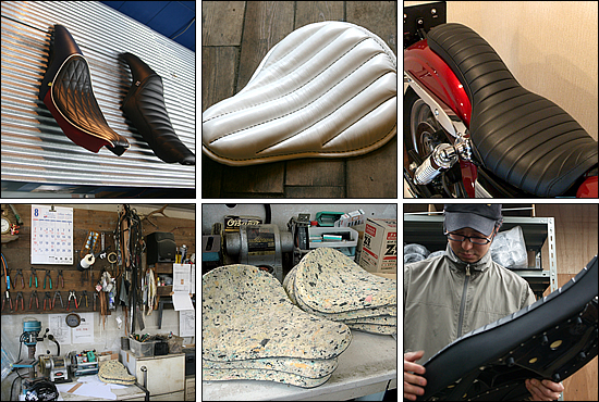 ハーレーレザーシート 花柄 ハーレー界の巨匠に聞く！カスタム指南シリーズ「第1回 シート編