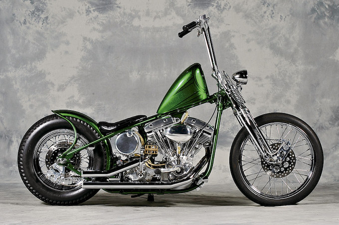 1977 SHOVEL HEAD / shovelhead-tag ニューオーダーチョッパーショー