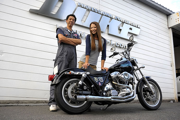 プロのバイクコーティング術 使い込んだ愛車のハーレーをピカピカに美しく保つ バージンハーレー