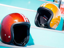 アメリカンバイカーの心をくすぐる注目のヘルメットの画像