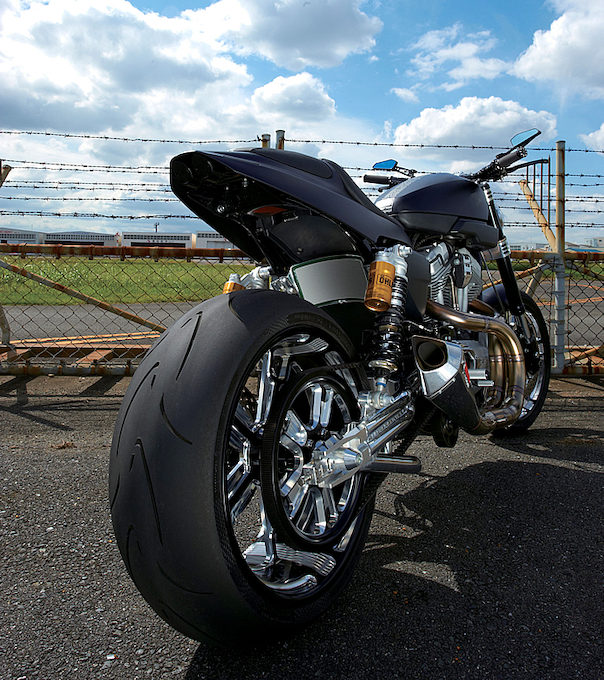 ＸＲ1200 リアホイール　プーリ付き XR1200にUSプーリー＆BRAKINGリアローター - 一国サイクルワークス