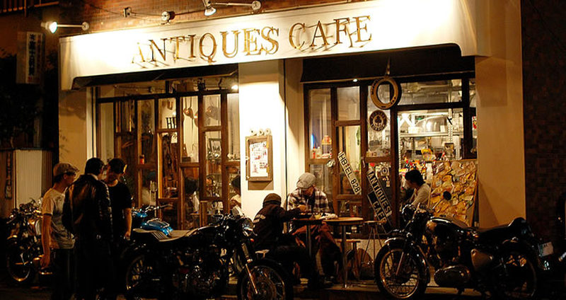 ANTIQUES CAFE カフェ・東京都杉並区ハーレーオーナーのお店