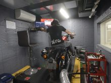 最新ハーレーの潜在性能を引き出すチューニングで可能性を追求するのがHSCのポリシーだの画像