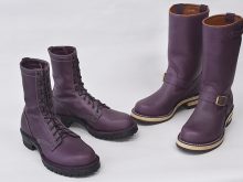 ウエスコジャパンリミテッドの新色として登場したパープルレザーの画像