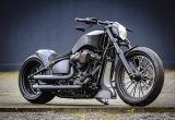 ハーレーの人気モデル、FXBRS・ブレイクアウトをモダンなマッスルバイクにカスタムの画像