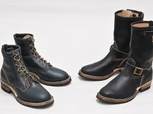 ラフアウト面を使用した高機能レザー「Waxed Flesh Leather」が採用された限定2モデルの画像