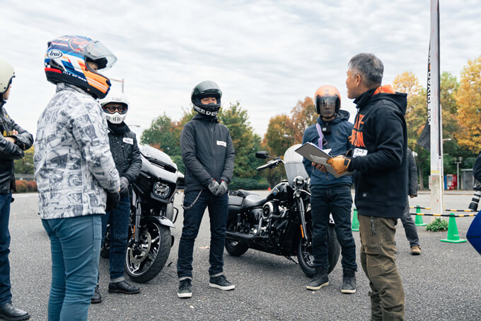 他メーカーのライダー大歓迎！　安心・安全にハーレーを乗りこなす、1DAYライディングレッスン「Skilled Rider Training（スキル ライダー トレーニング）」体験レポート！　13画像