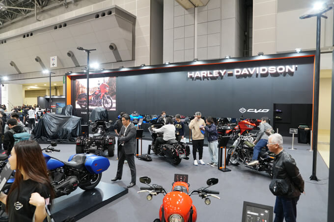 【第53回 東京モーターサイクルショー2026出展詳報!!】ハーレーダビッドソン ブース 画像01